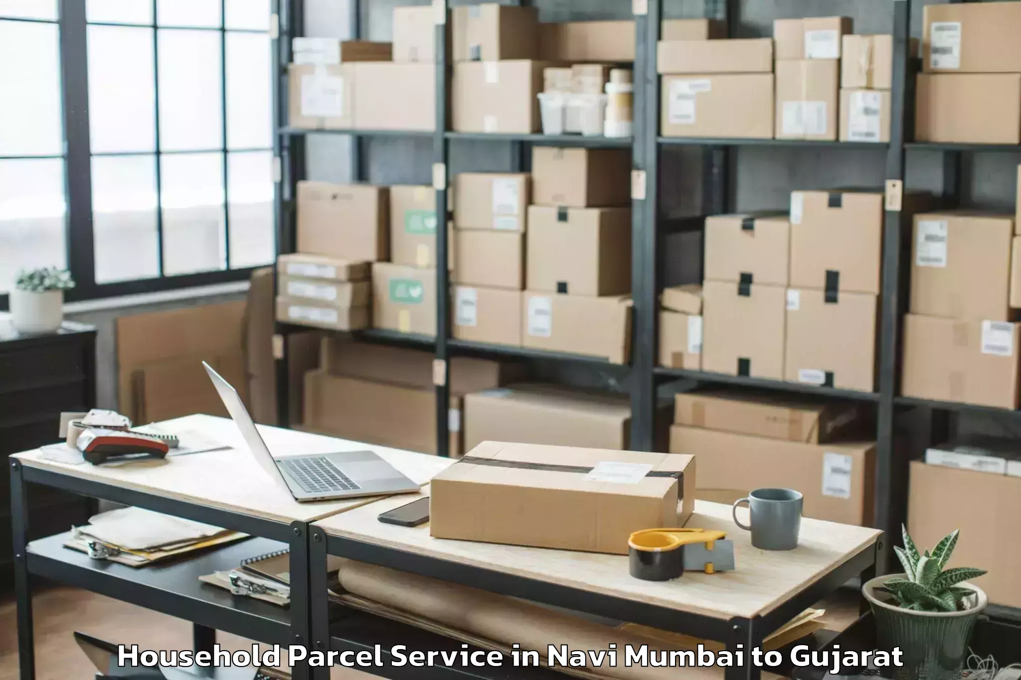 Get Navi Mumbai to Pardi Household Parcel